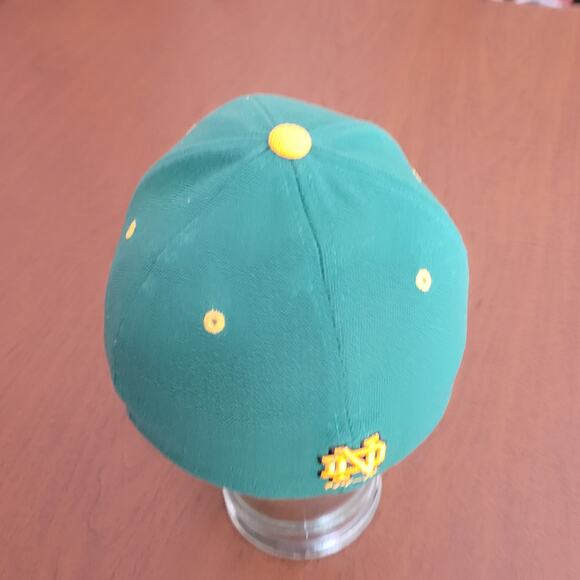 Notre Dame Fighting Irish Hat Men Green Zephyr NCAA Size M-L - Picture 4 of 13
